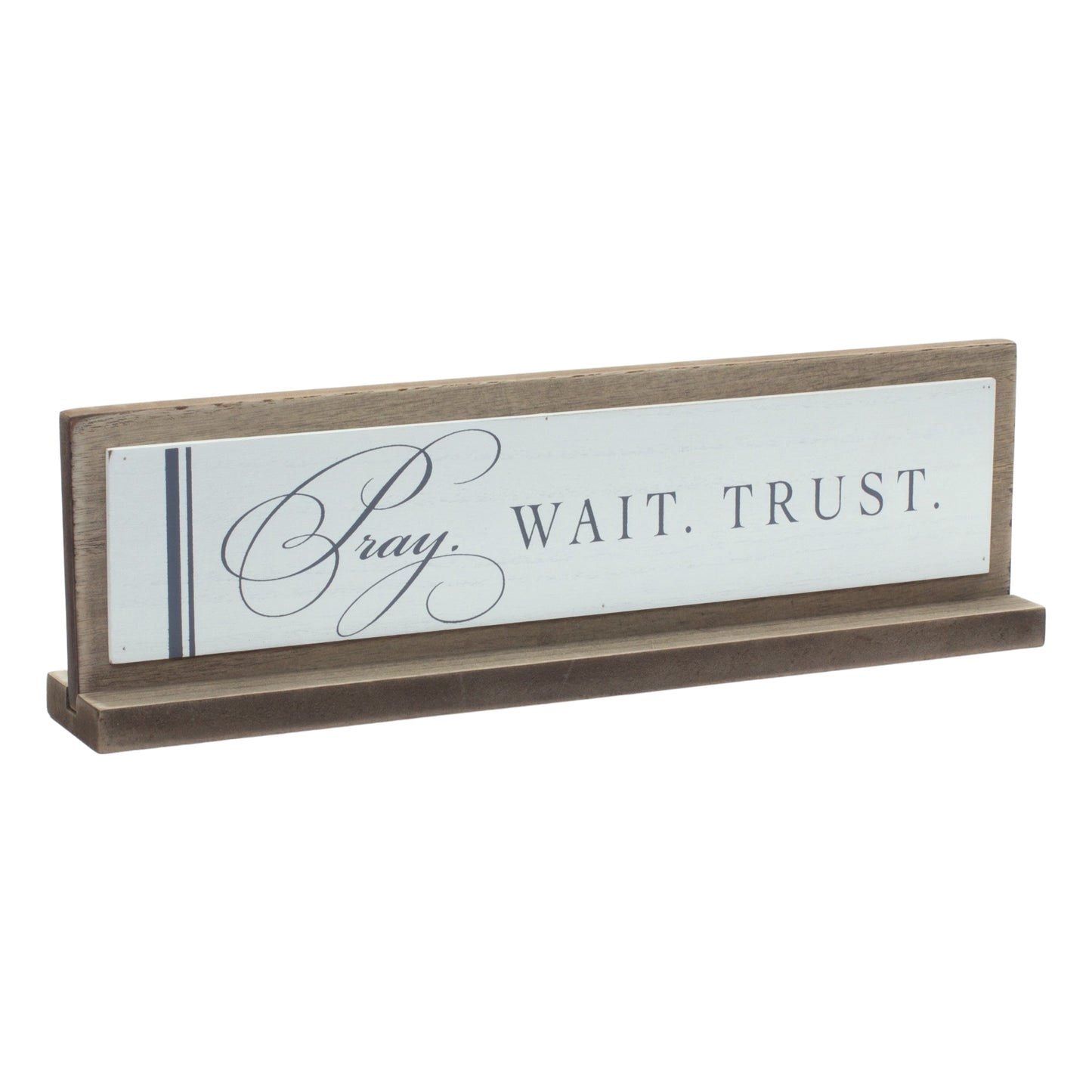Serve The Lord and Trust Tabletop Sign (Set of 2)