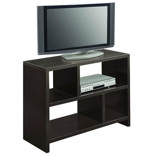 Modern 2-Shelf Bookcase Console Table