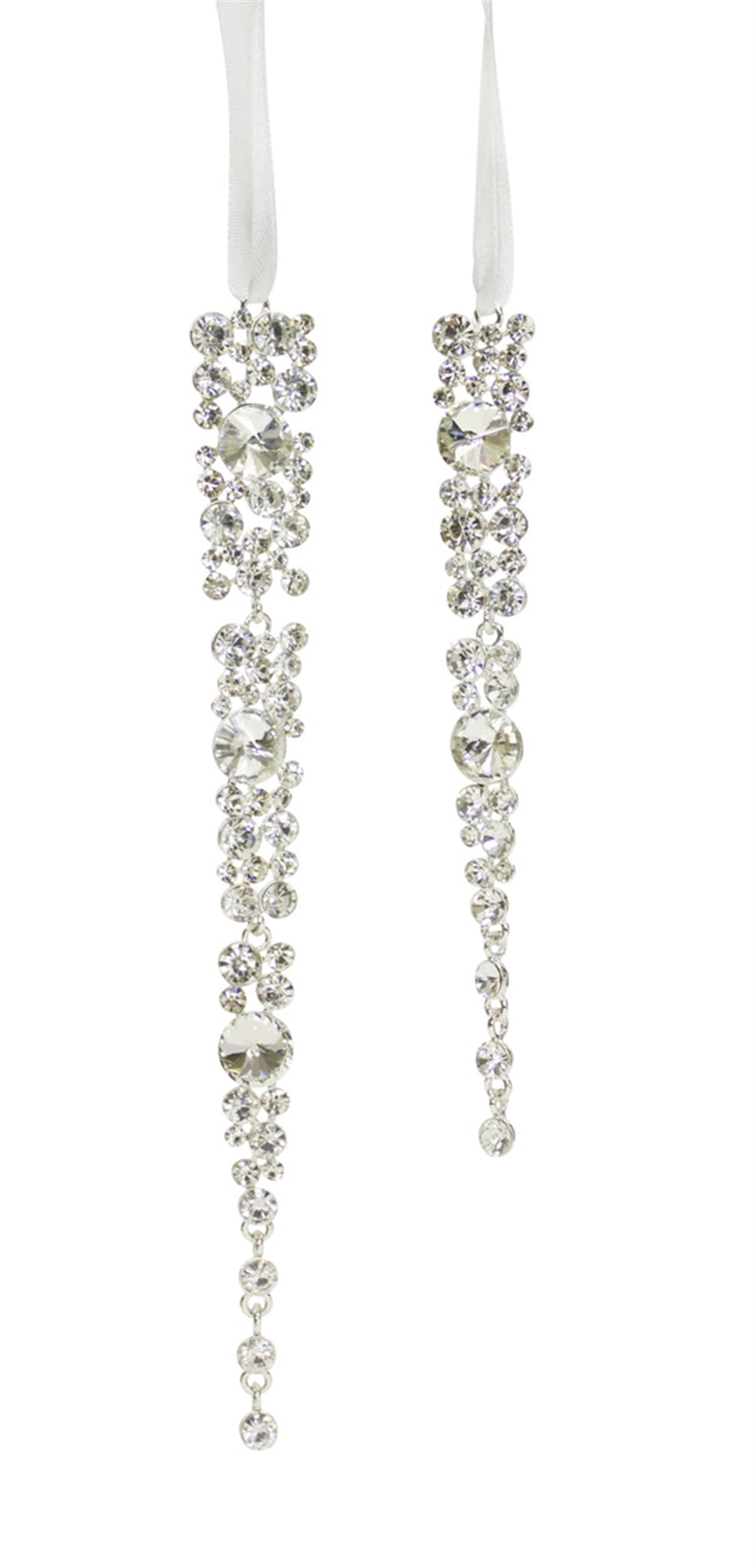 Jewel Icicle Drop Ornament (Set of 12)