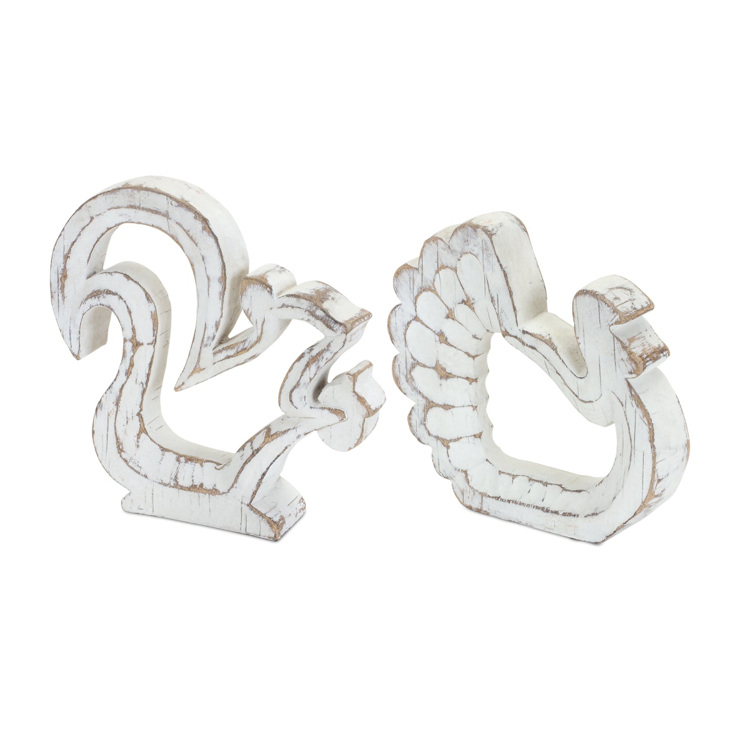 Harvest Turkey and Squirrel Outline Décor (Set of 2)