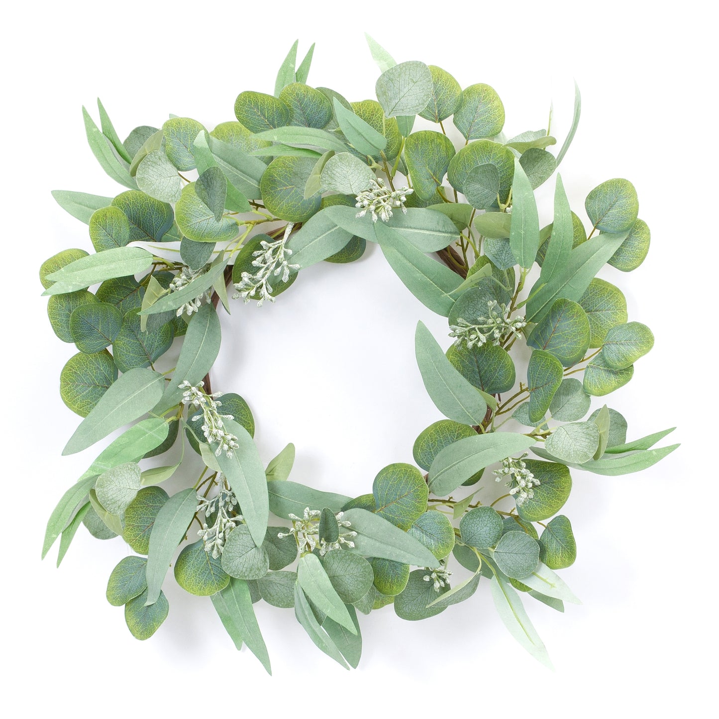 Mixed Seeded Eucalyptus Wreath 20"D