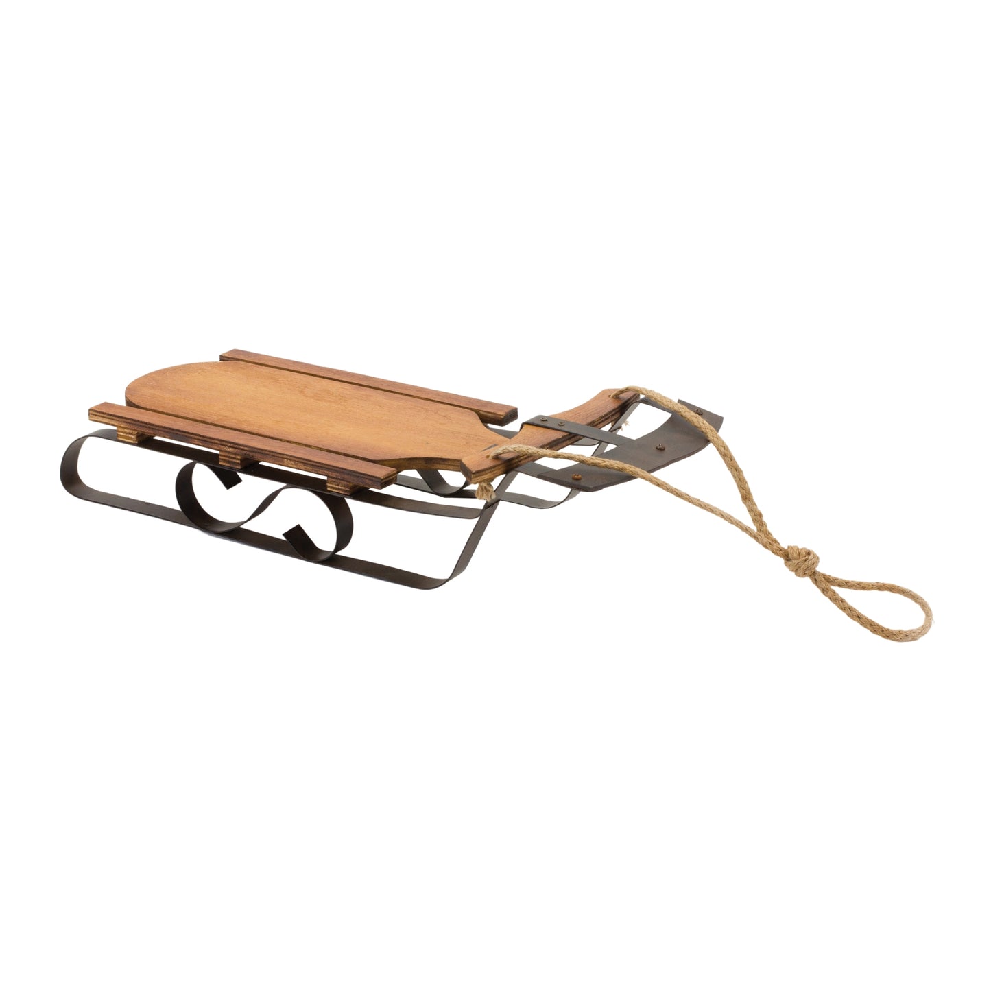 Vintage Wooden Snow Sled (Set of 2)