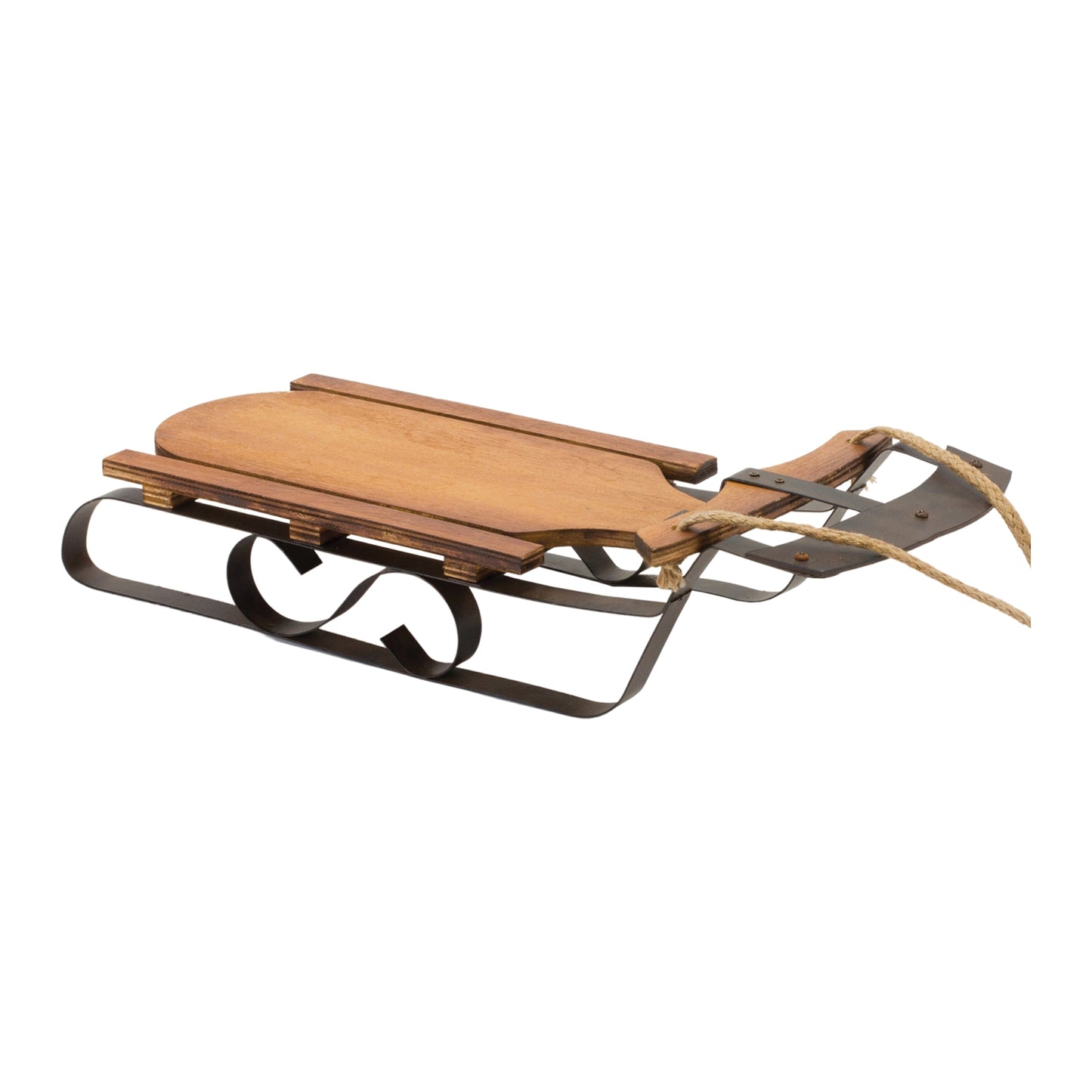 Vintage Wooden Snow Sled (Set of 2)