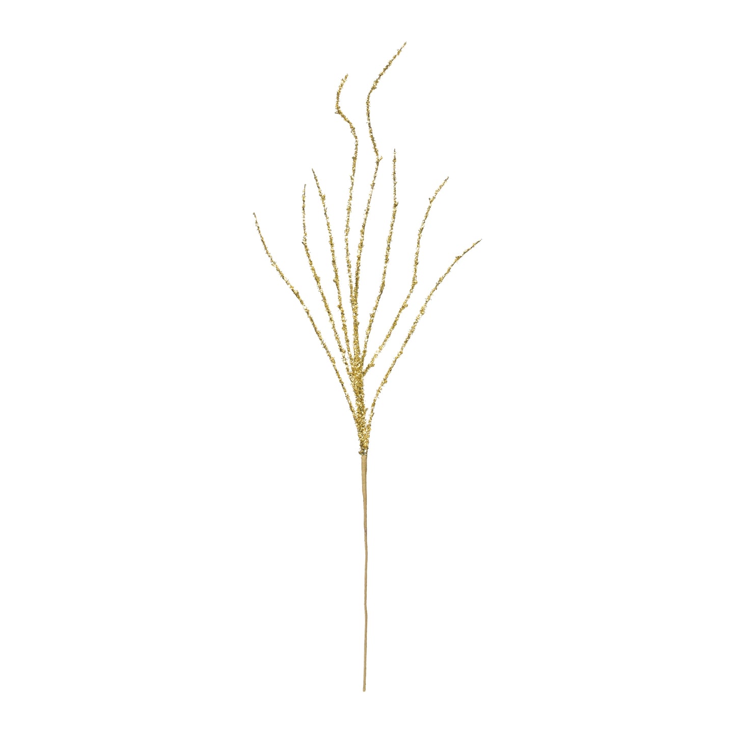 Gold Tinsel Branch (Set of 12)