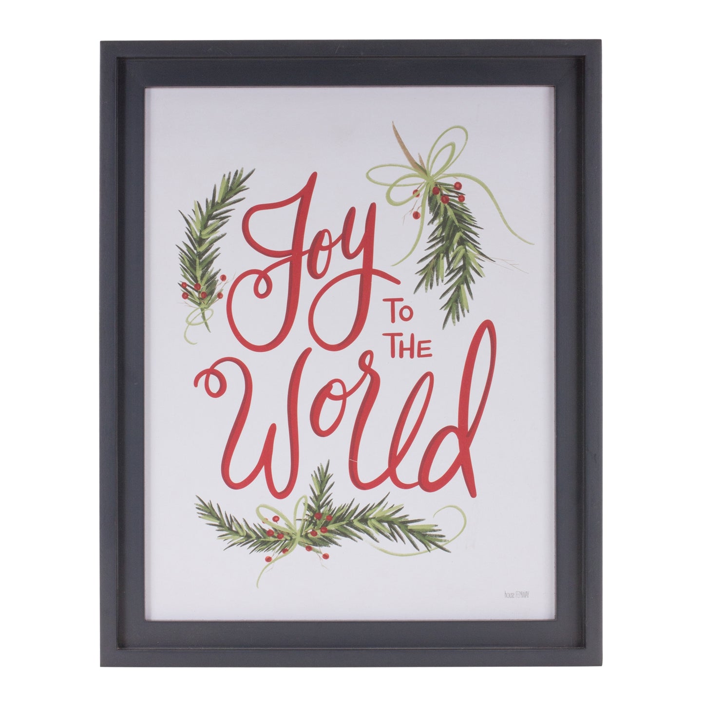Framed Holiday Sentiment Sign (Set of 2)