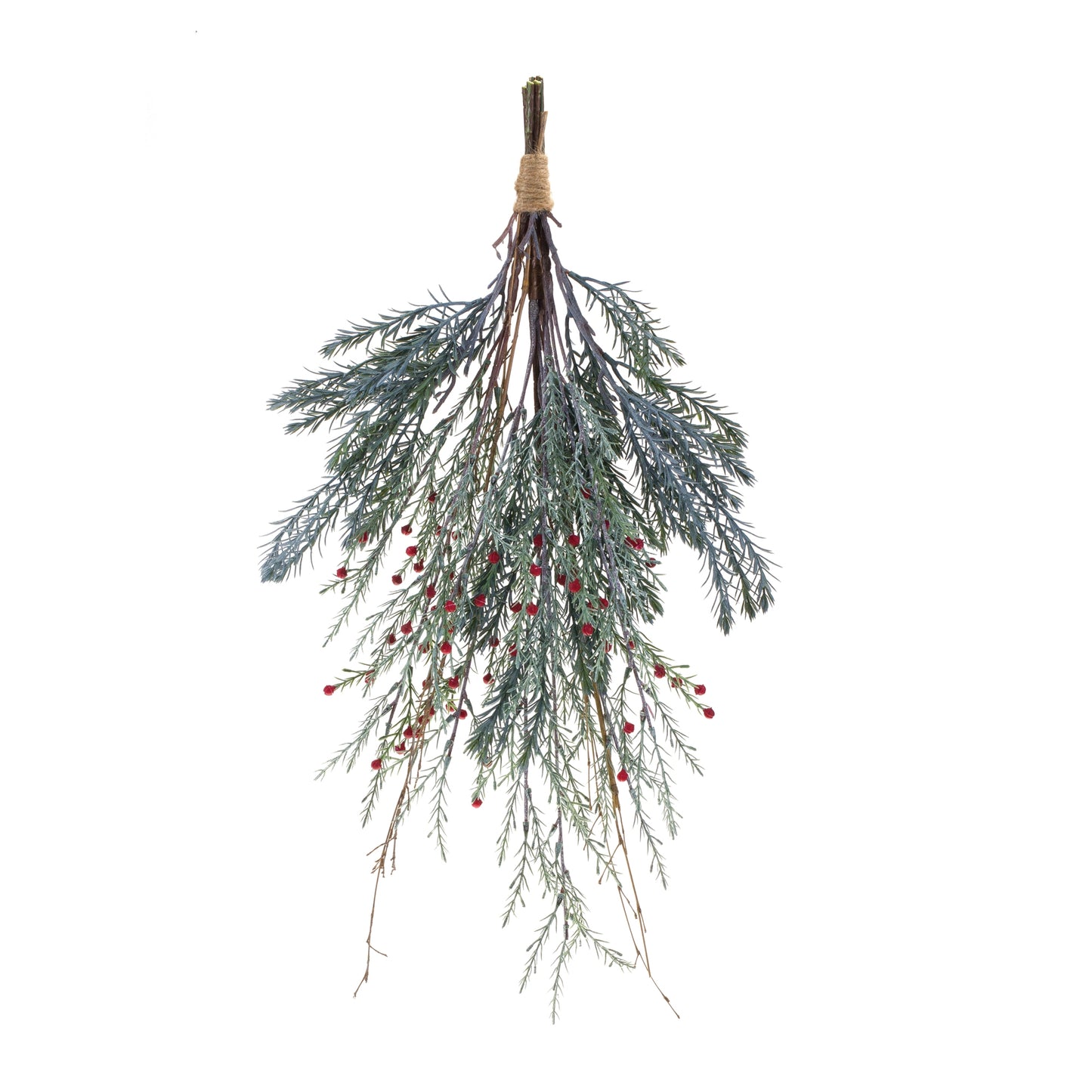 Mixed Pine Berry Swag 23.25"H