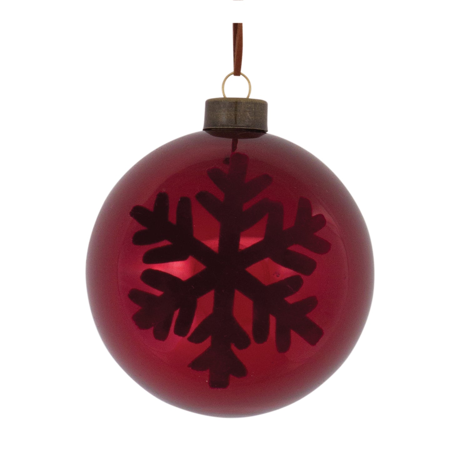 Snowflake Ball Ornament (Set of 6)