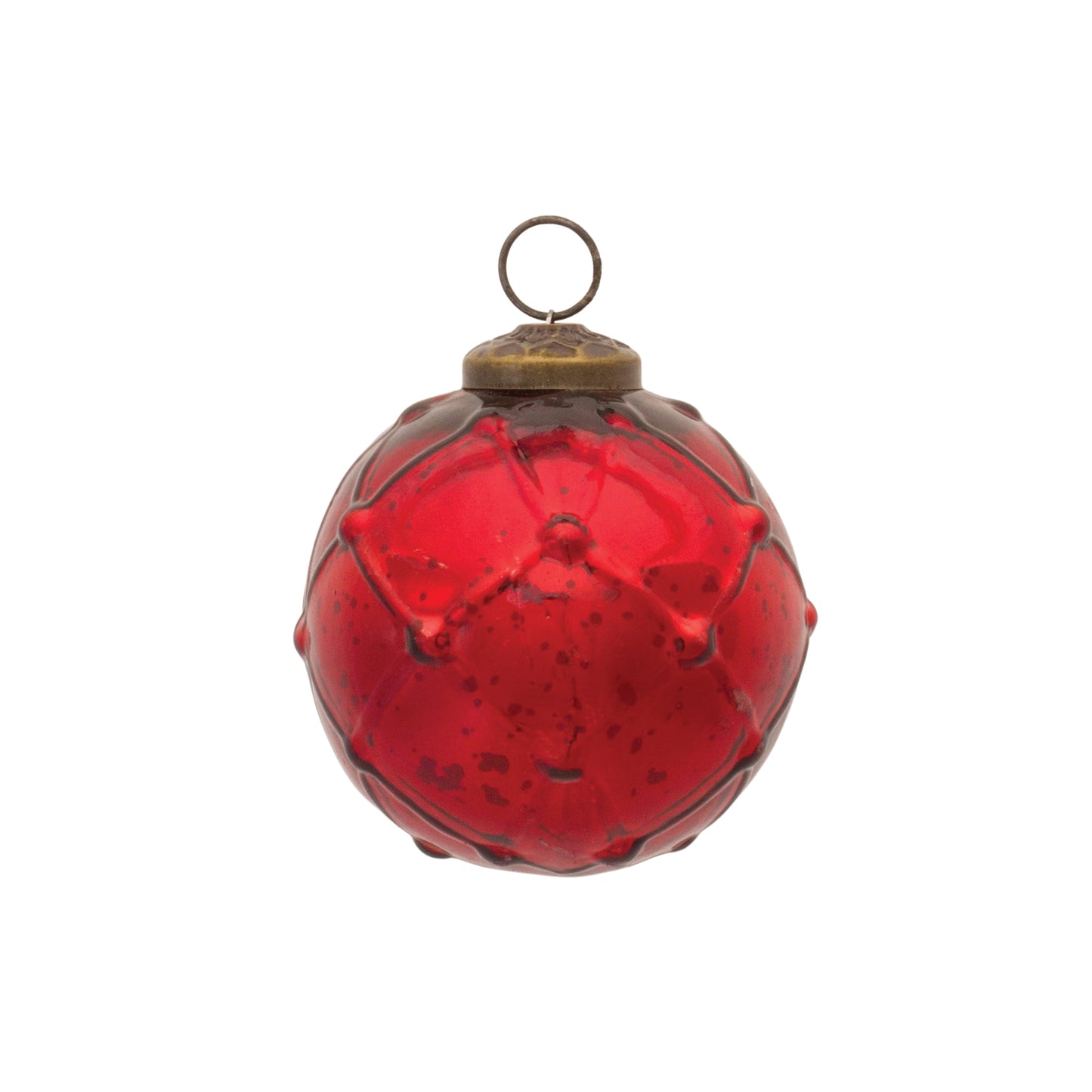 Mercury Glass Ball Ornament (Set of 6)