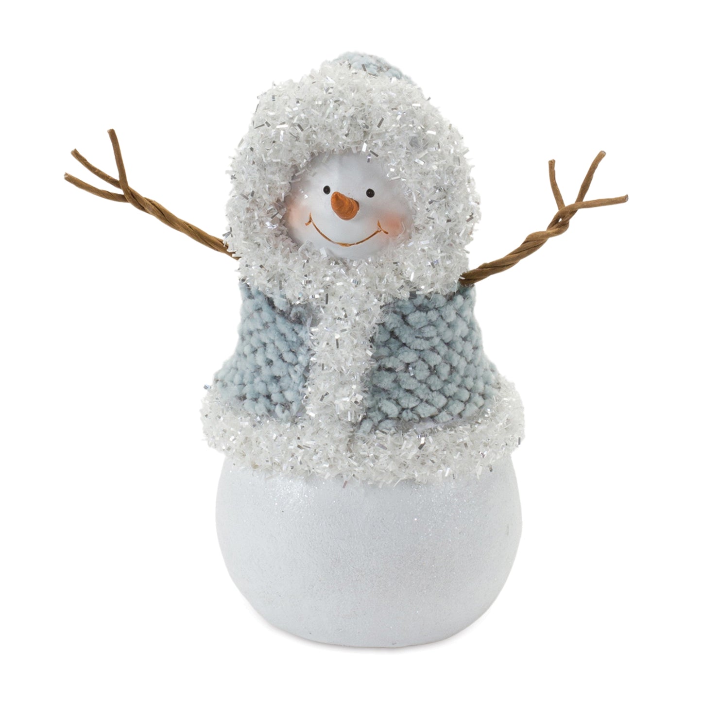 Snowman with Sweater Figurine (Set of 2)