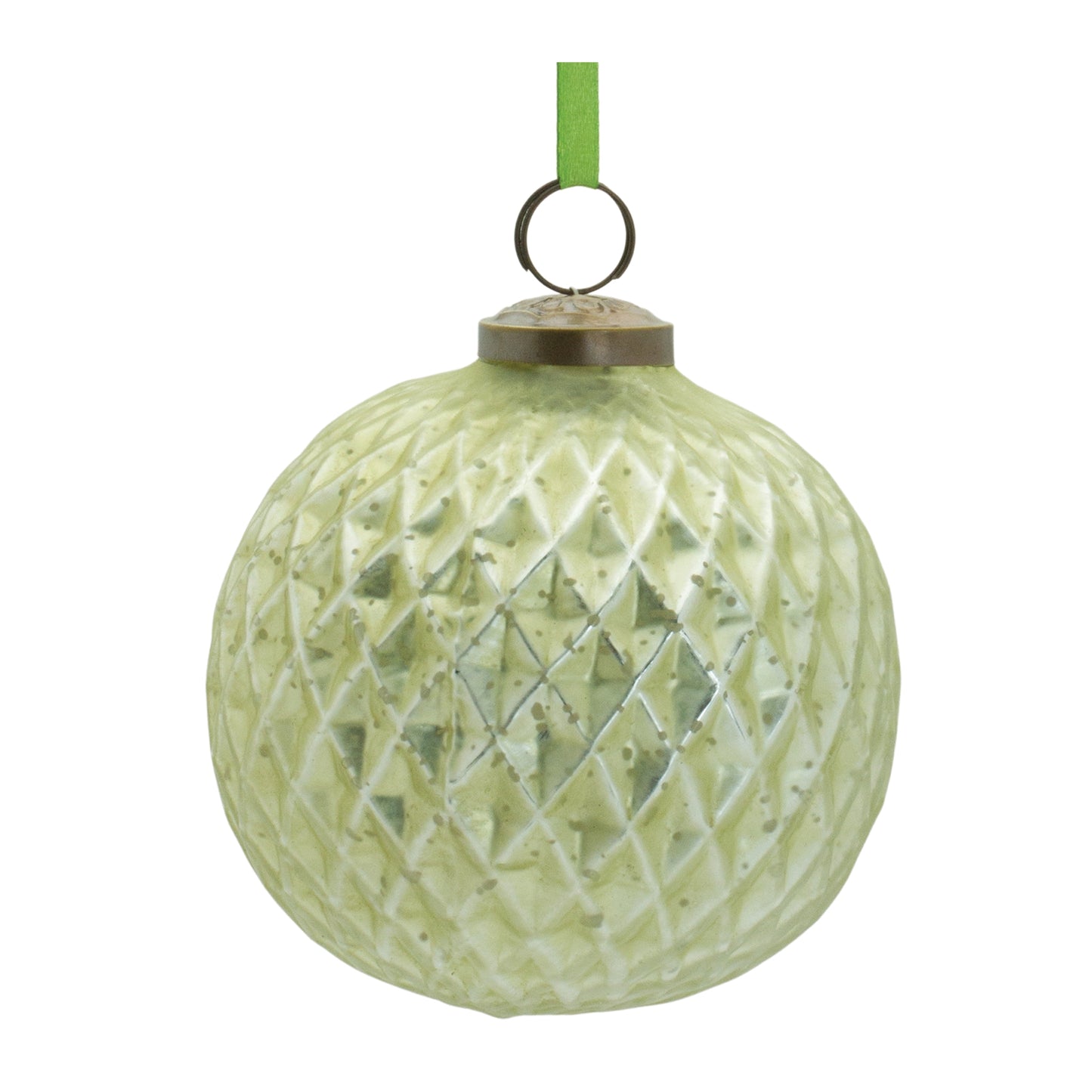 Textured Glass Ball Ornament (Set of 6)