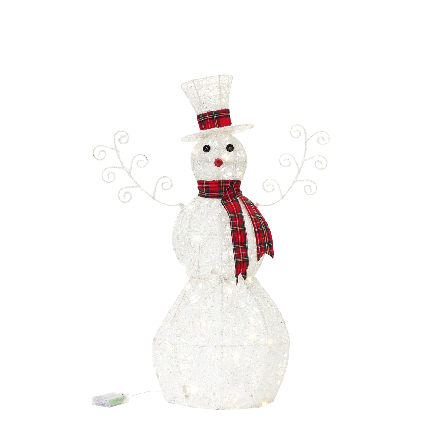 LED Lighted Snowman Décor (Set of 2)