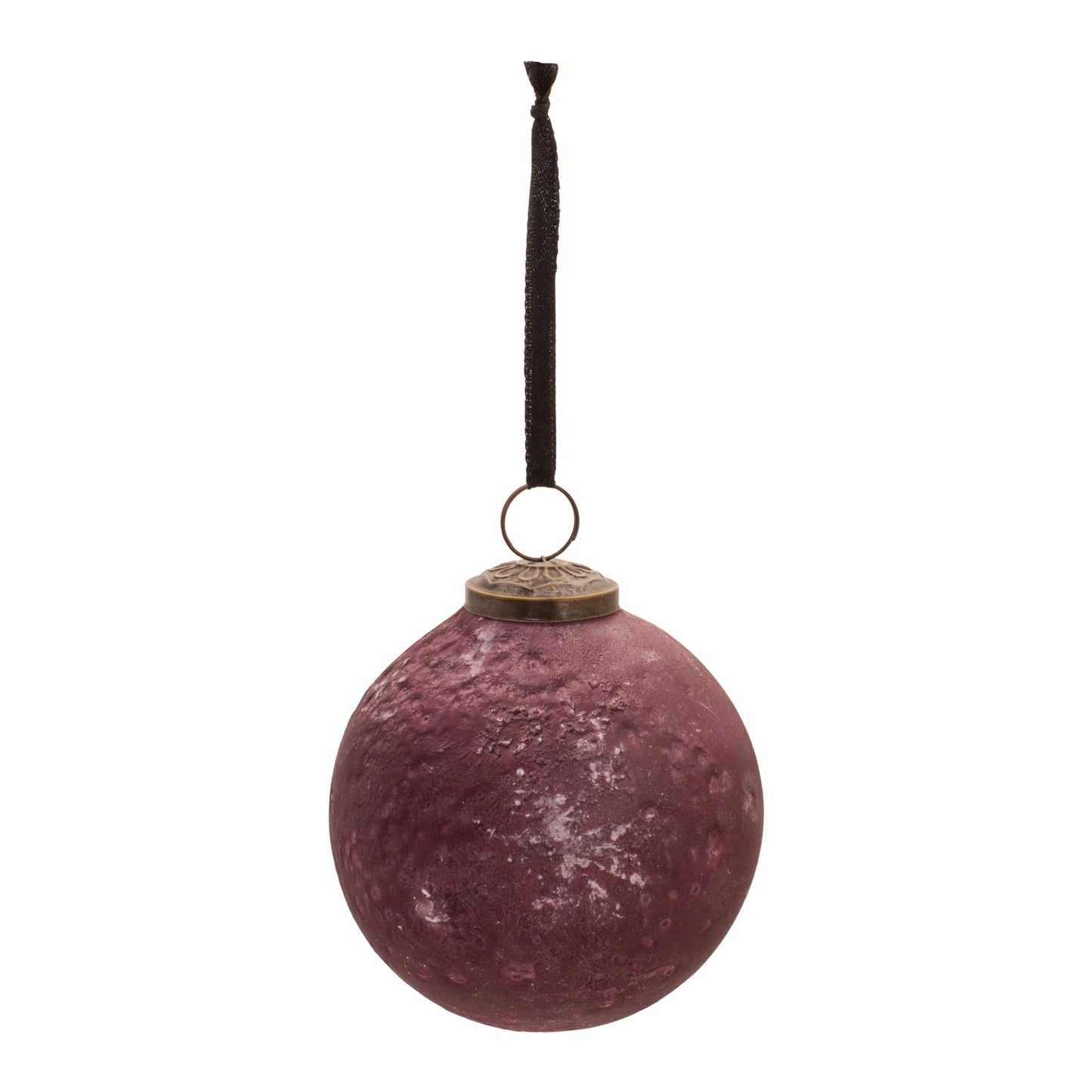 Distressed Glass Ball Ornament (Set of 6)