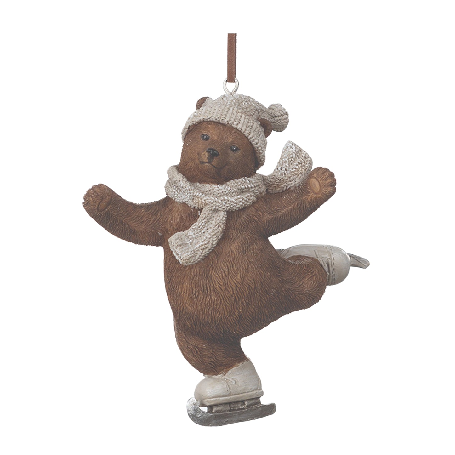 Skate and Snowboard Bear Ornament (Set of 4)