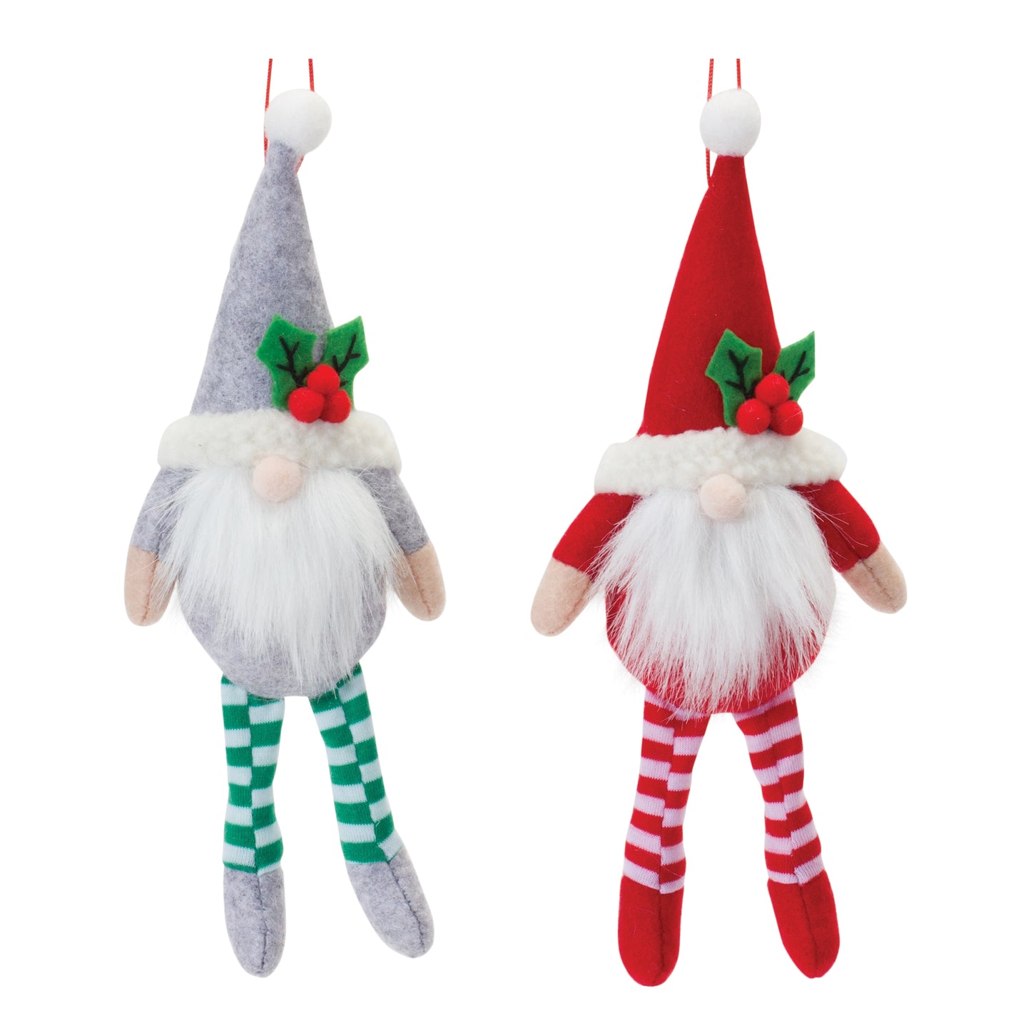 Plush Gnome Ornament (Set of 12)