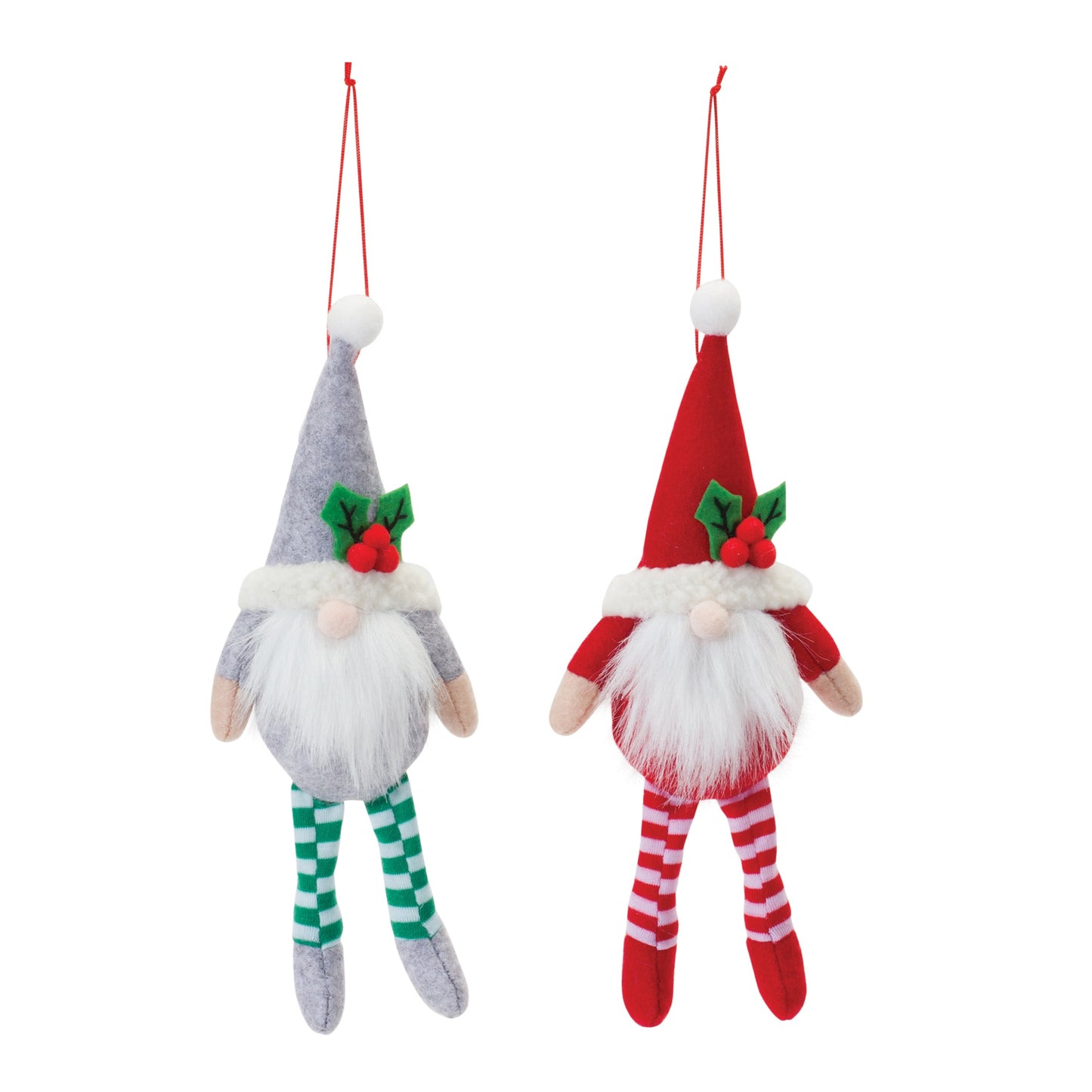 Plush Gnome Ornament (Set of 12)