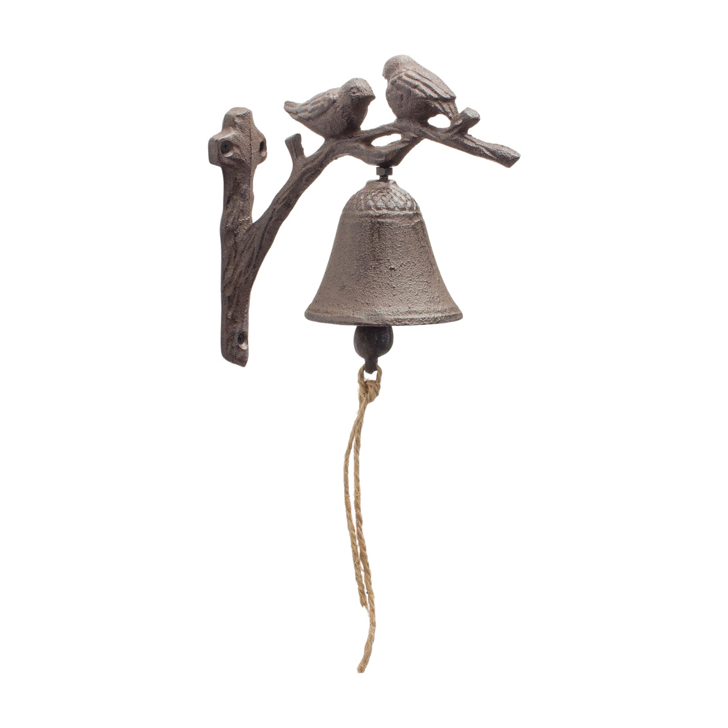 Iron Bird Branch Bell 6.75"H