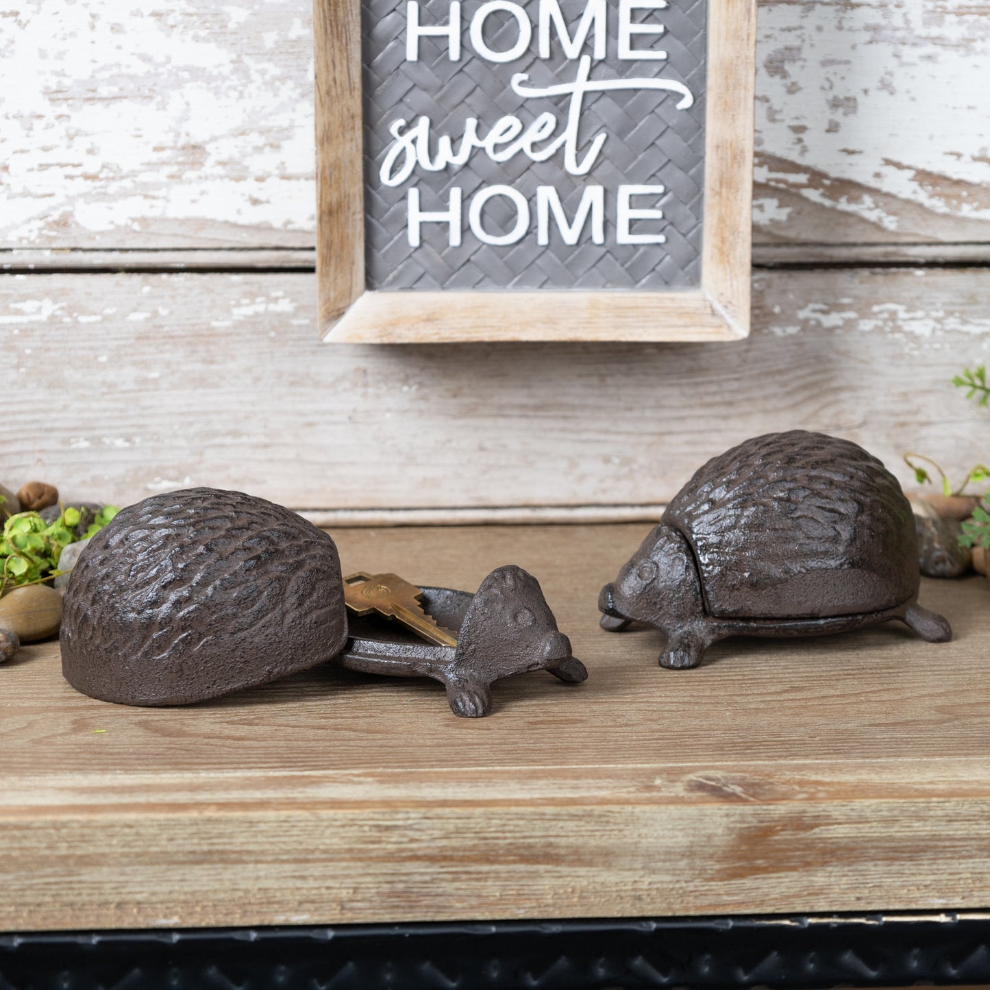 Iron Hedgehog Key Box (Set of 2)