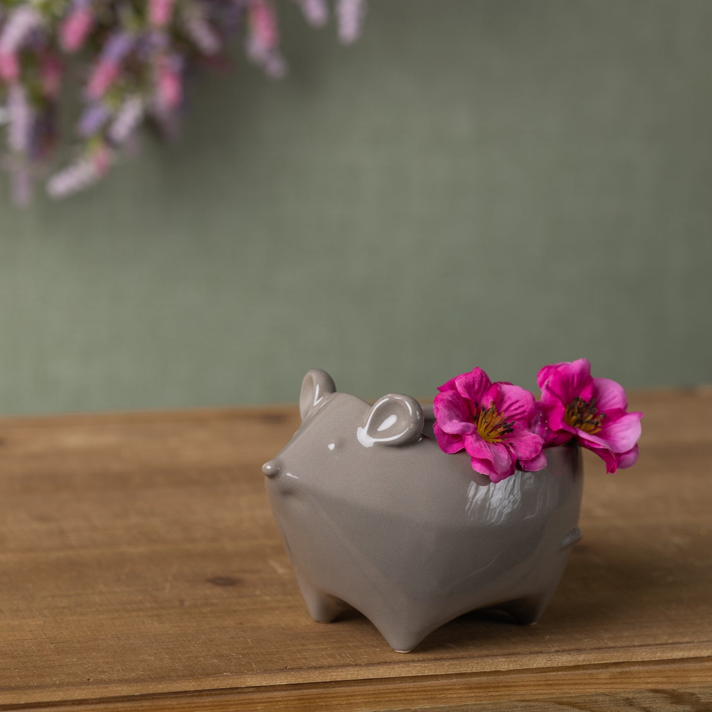 Leaf Print Vase (Set of 3)