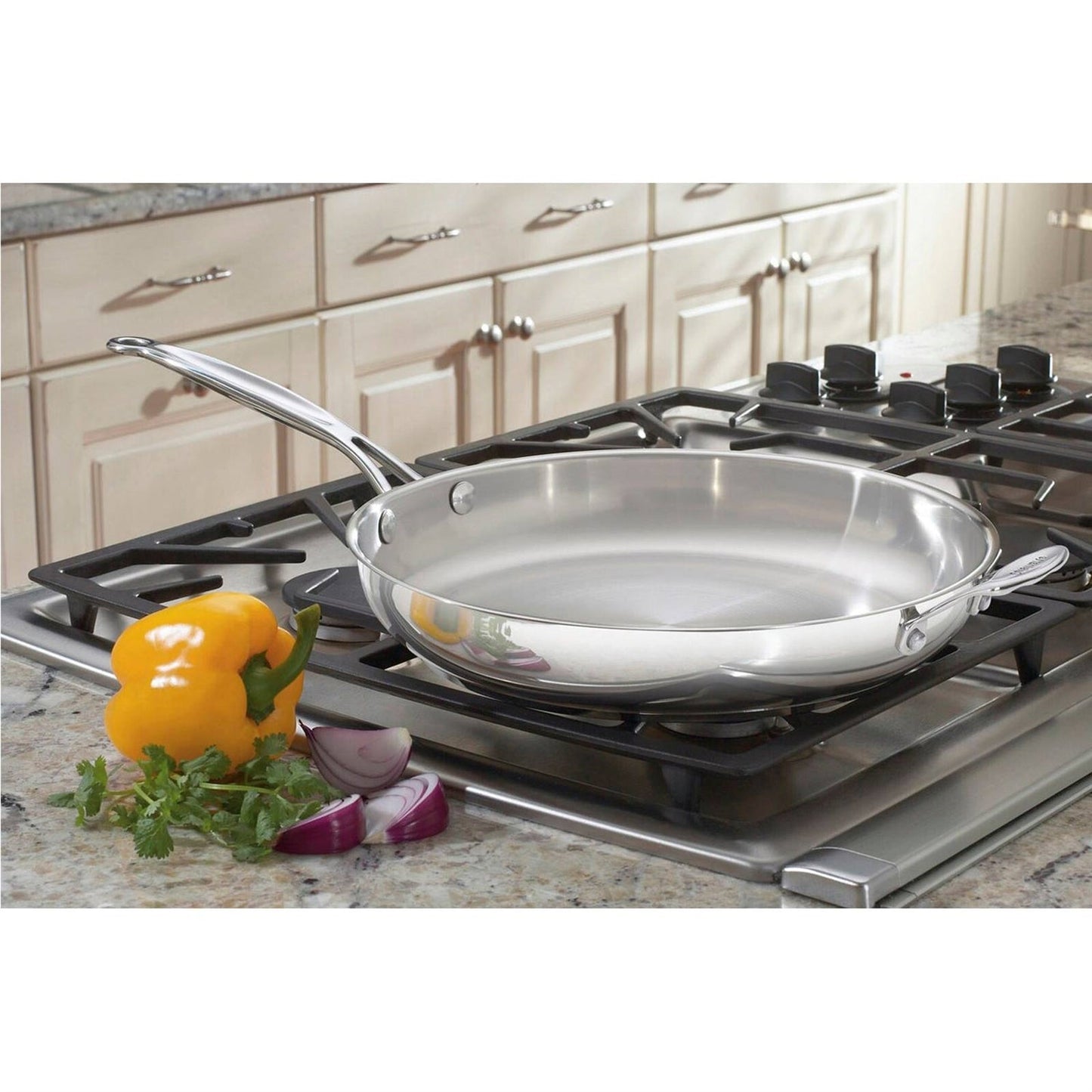Cool Touch Stainless Steel Skillet