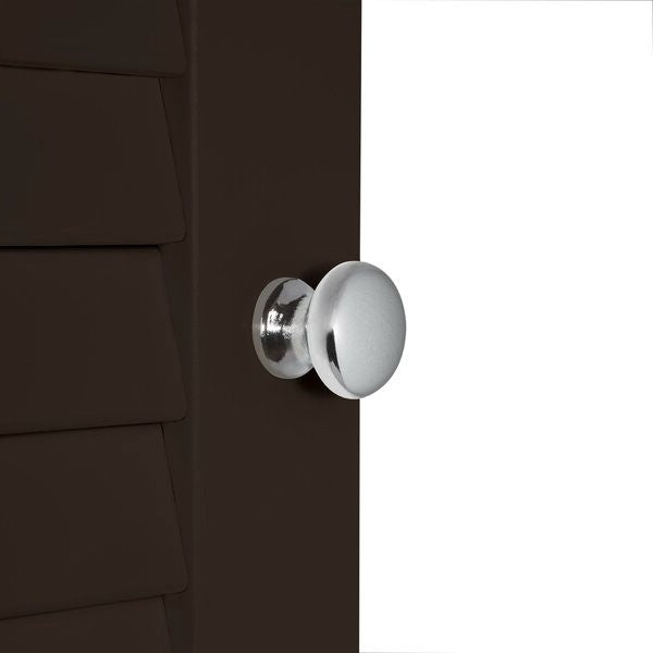 Espresso Corner 2 Door Space Saving Bathroom Storage Cabinet