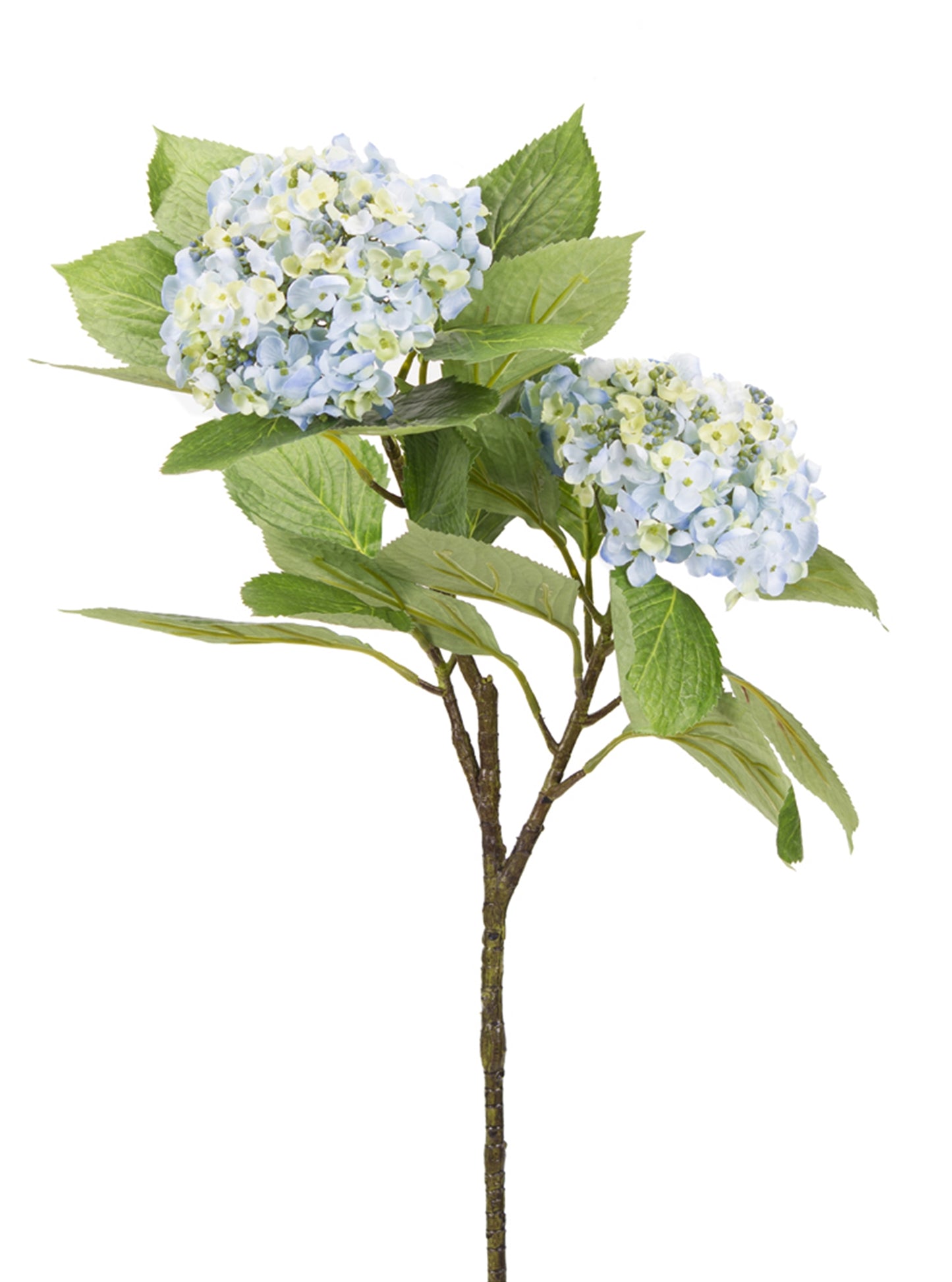 Blue Hydrangea Floral Branch (Set of 6)