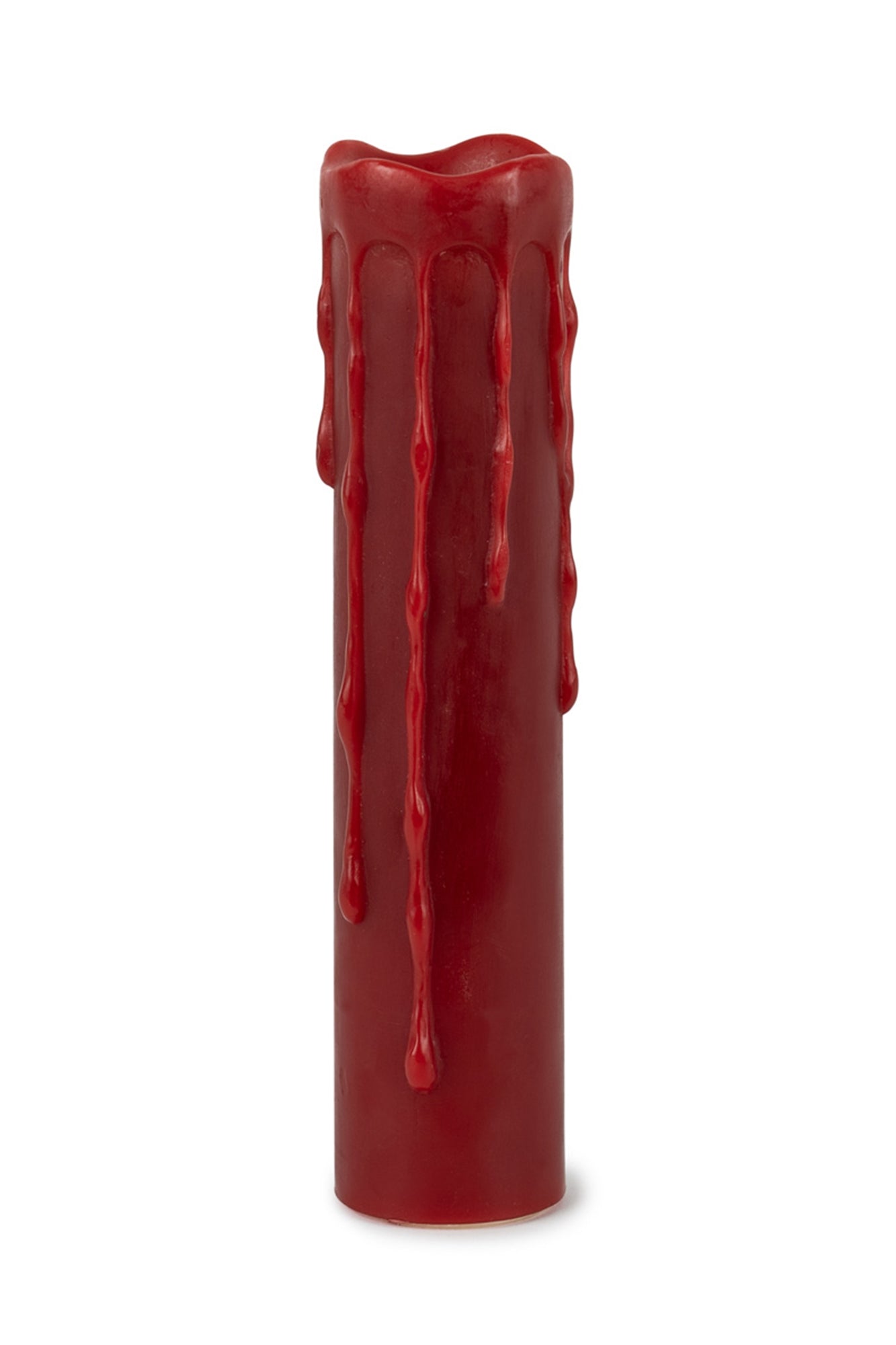 Red LED Dripping Wax Designer Candle with Remote (Set of 2)