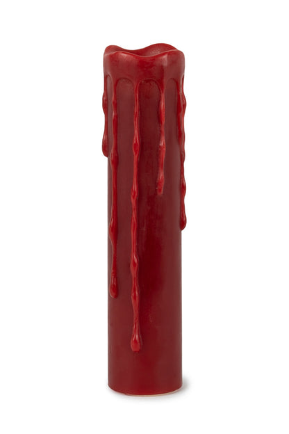 Red LED Dripping Wax Designer Candle with Remote (Set of 2)