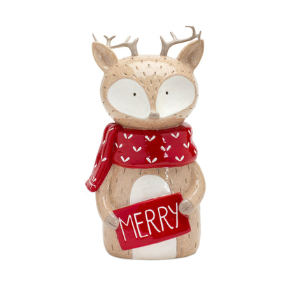 Winter Woodland Animal with Christmas Sentiment (Set of 3)