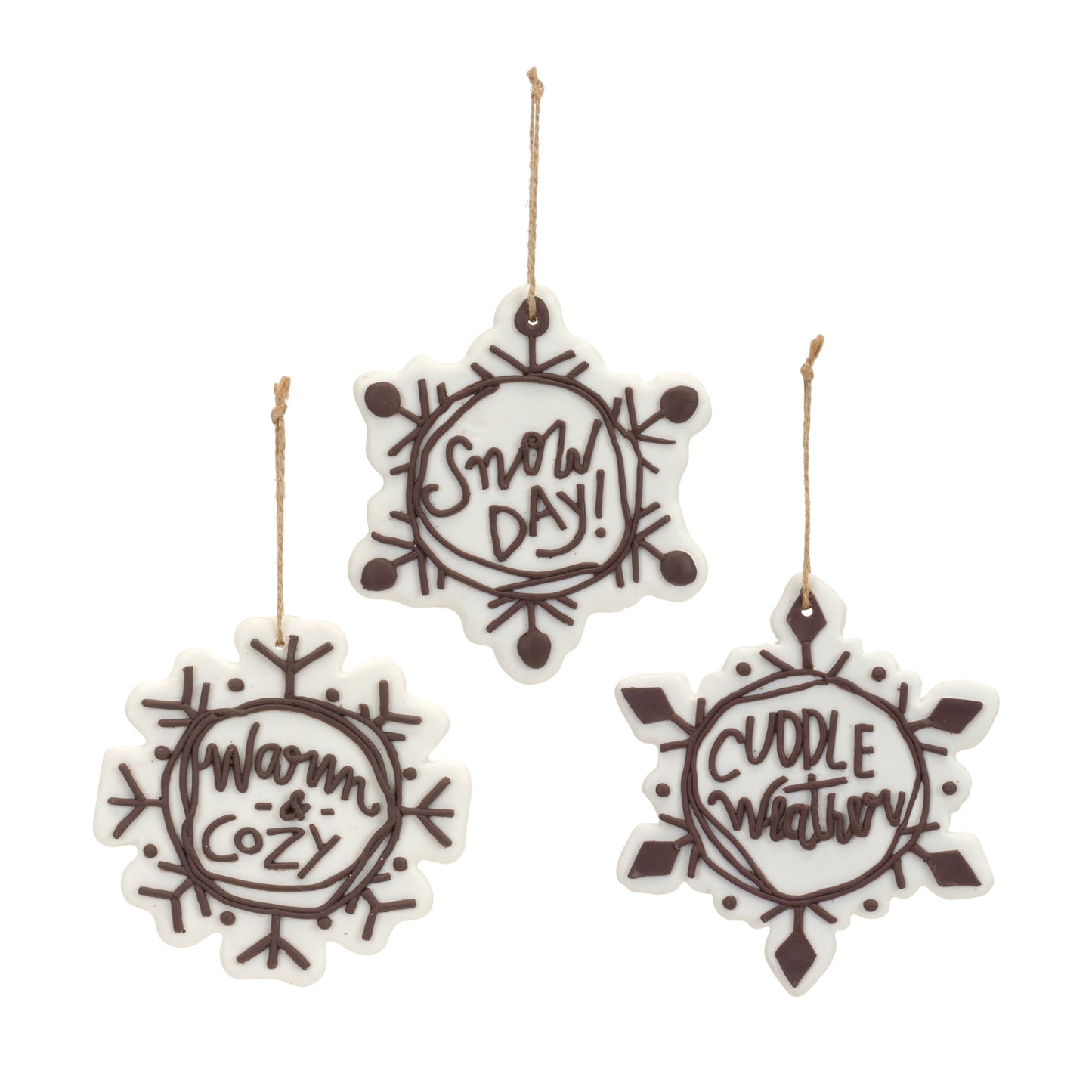 Cut Cookie Design Snowflake Ornament (Set of 12)