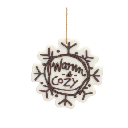 Cut Cookie Design Snowflake Ornament (Set of 12)