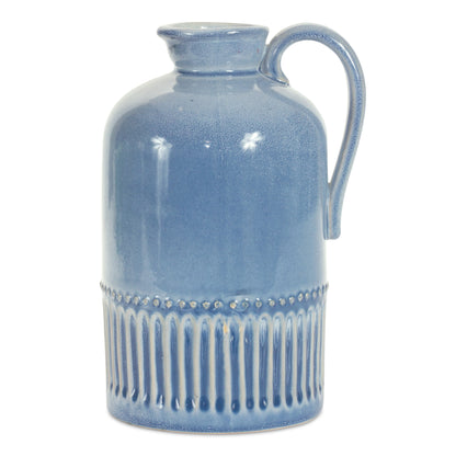 Mini Ceramic Jug Vase with Handle (Set of 2)