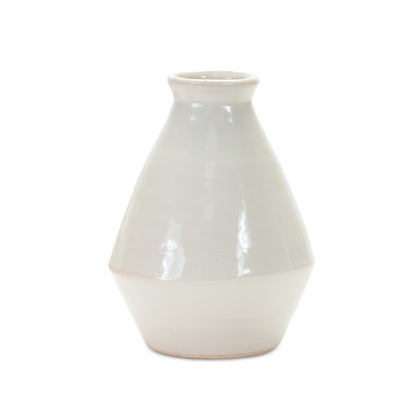 Modern Terra Cotta Tapered Vase (Set of 2)