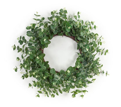 Seeded Eucalyptus Grapevine Wreath 28"D