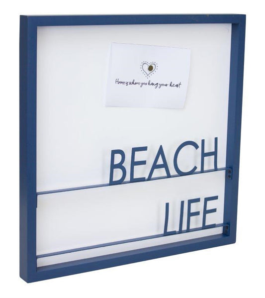 Beach Life Magnetic Memo Board 15.75"SQ