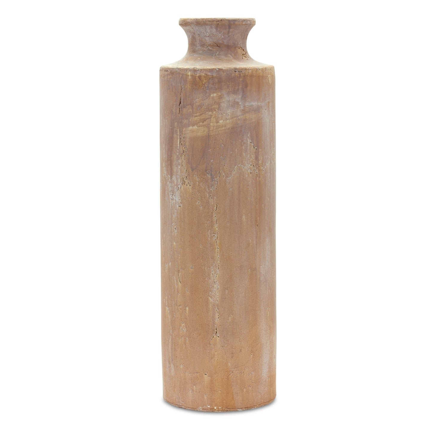 Terra Cotta Floor Vase 26"H