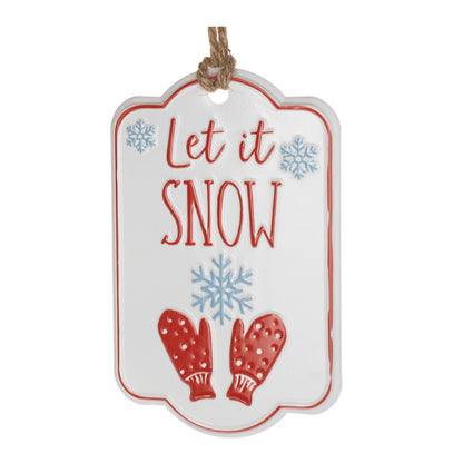 Holiday Sentiment Tag Ornament (Set of 12)