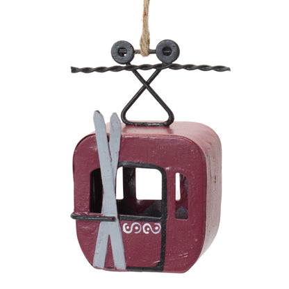 Vintage Ski Gondola Ornament (Set of 12)