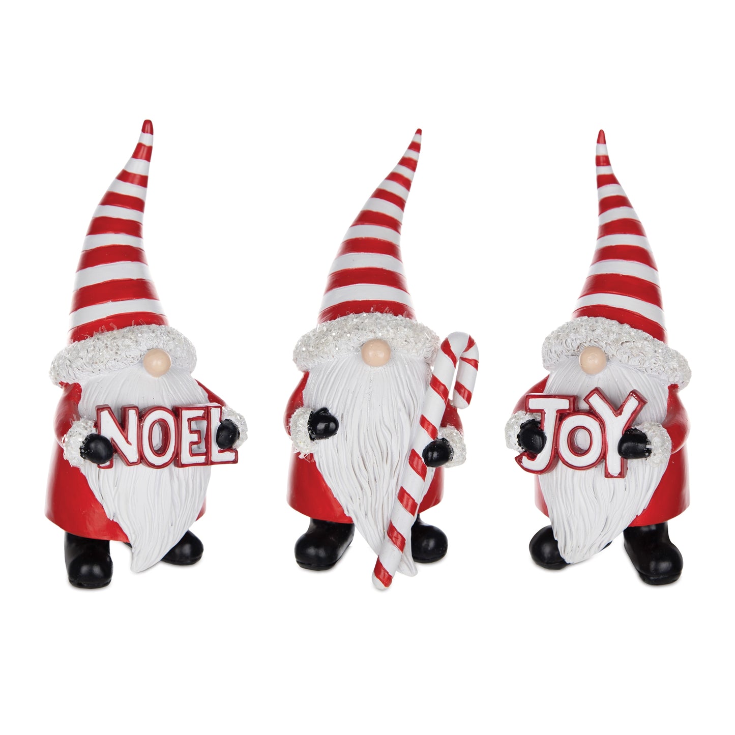 Santa Gnome Figurine (Set of 3)