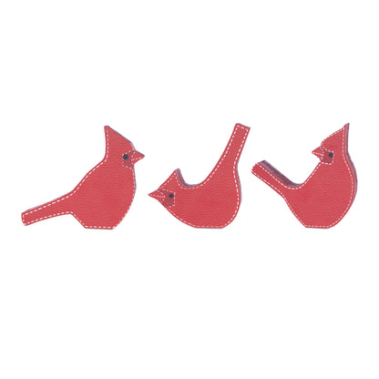 Cardinal Bird Shelf Sitter (Set of 3)