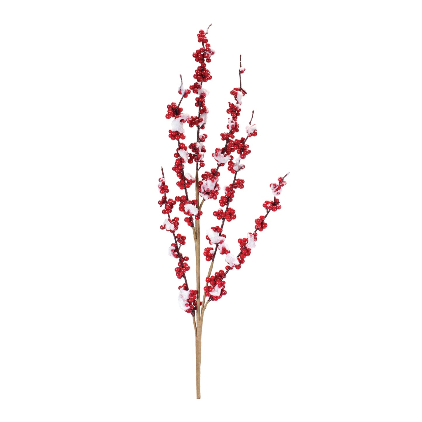 Flocked Berry Twig Spray (Set of 12)