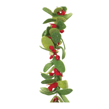 Fabric Mistletoe String Garland (Set of 2)