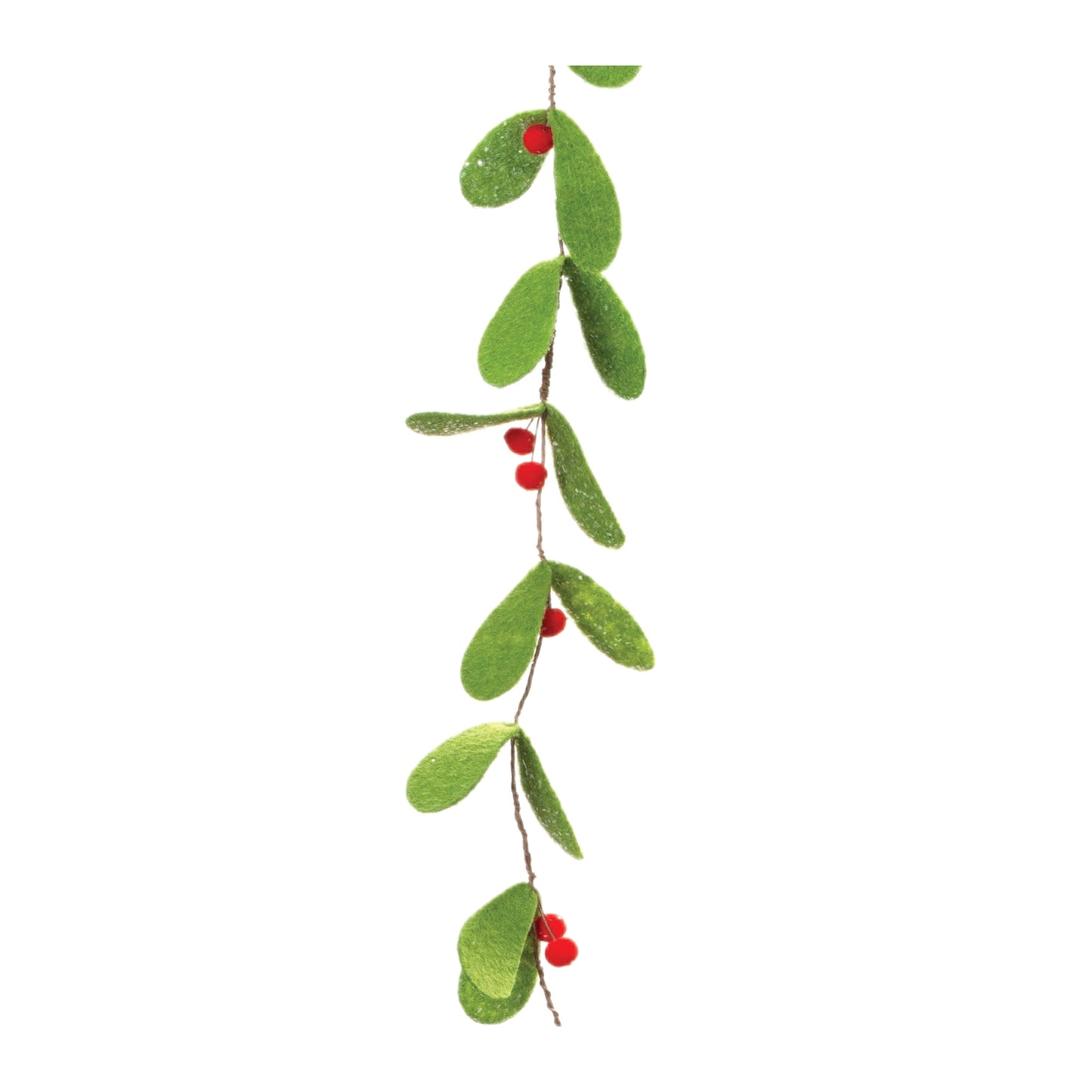 Fabric Mistletoe String Garland (Set of 2)