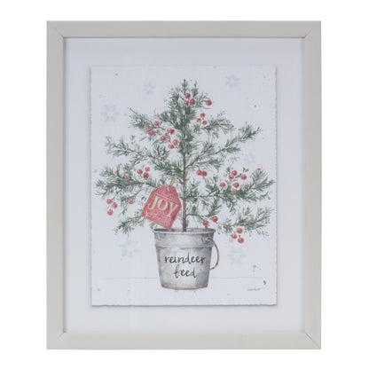 Potted Pine Tree Wall Art (Set of 2)