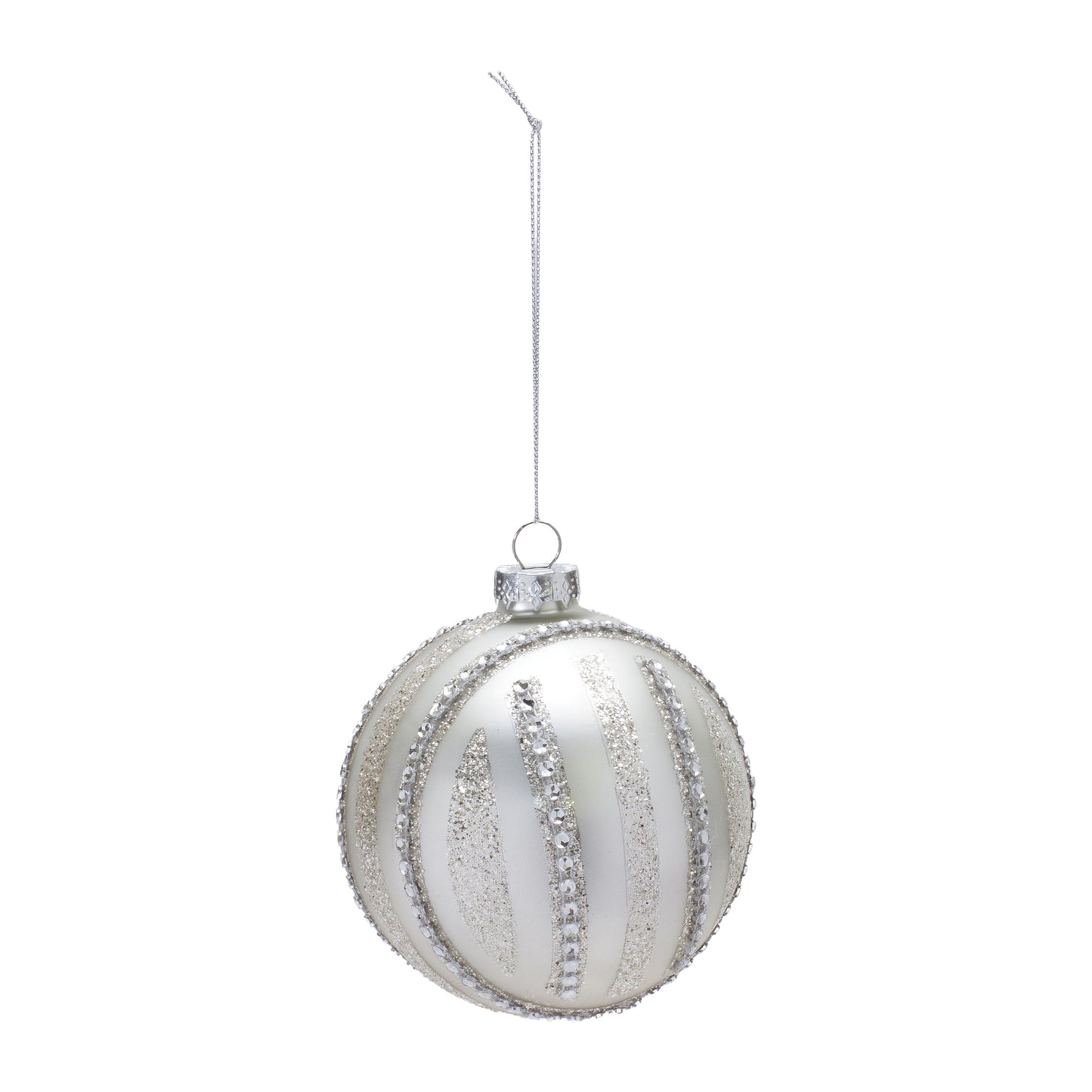 Jeweled Glass Ball Ornament (Set of 6)