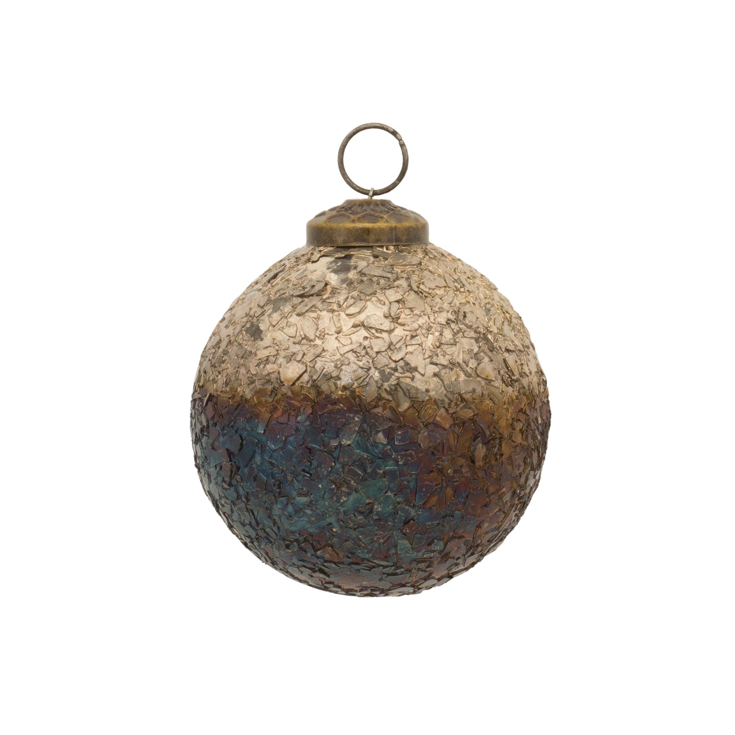 Mosaic Glass Ball Ornament (Set of 12)