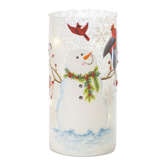 LED Snowman Luminary (Set of 2)