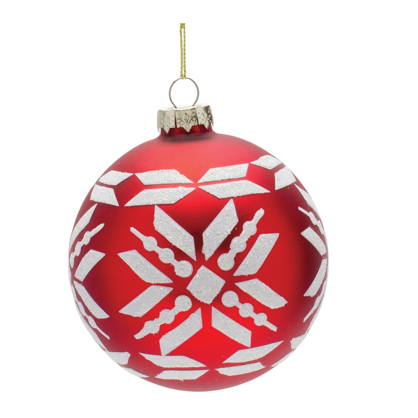 Nordic Snowflake Ball Ornament (Set of 6)