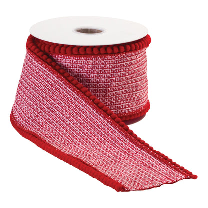 Wired Cotton Ribbon 4" x 5 yds.