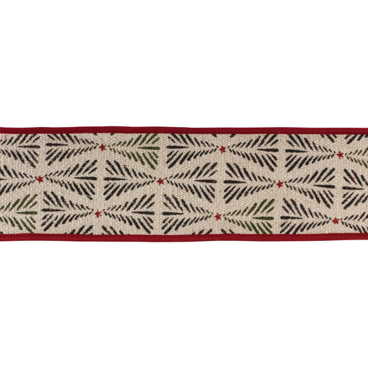 Wired Cotton Ribbon 4" x 5 yds.