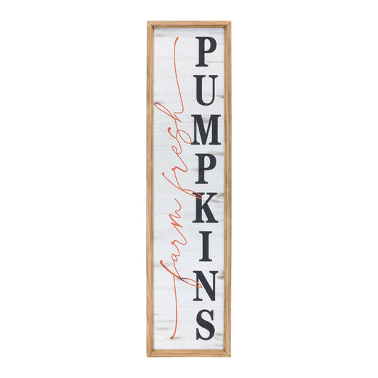 Farm Fresh Pumpkin Sign 32"H